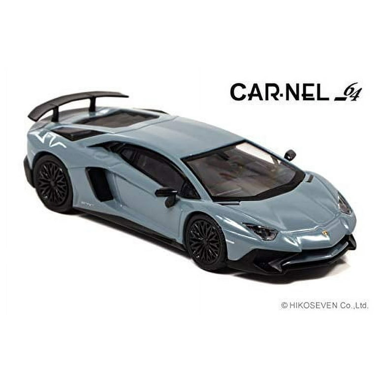 CARNEL 1/64 Lamborghini Aventador SV Gray Finished product// Model