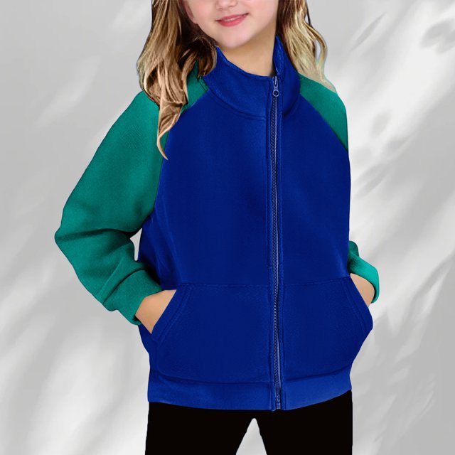 Cowsor Girls Zip Up Teen Sweatshirts Fleece Jackets Kids Fall Fashion Outfits Winter Clothes