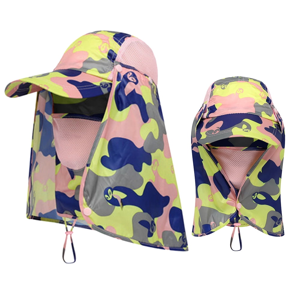 Outdoor Sport Hiking Visor Hat Guard Face Neck Cover Fishing Sun