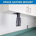 thumbnail image 3 of Mount-It! Kitchen Under Cabinet Mount TV Ceiling Mount Folding Bracket, 90 Degree Tilt, Fold Down, Swivel for 19" to 24" TV's, Capacity 18 lbs., 3 of 6