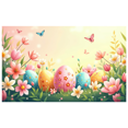 thumbnail image 3 of Decorative Easter Egg Basket with Fall Leaves Autumn Theme Banner Celebration Home Decorations Thanksgiving Party Backdrop Decorations Event, 3 of 4