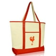 thumbnail image 4 of DALIX Chinese Zodiac Sign Tote Bag Astrology Gifts - Rooster Red, 4 of 7
