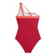 thumbnail image 4 of Traje de Baño de Color Sólido de las Mujeres, una Pieza Conservadora con Combinación de Colores Y Hombro Plano para la Playa Y la Piscina, Conjunto de Trajes de Baño de Verano, 4 of 9