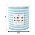thumbnail image 5 of Chocolate Caramel Sea Salt Crunch Popcorn Tin, 1 Gallon Reusable Tin, Gourmet Popcorn Gift, Birthday Gifts, The Hampton Popcorn & Candy Company (1 Gallon, Hampton Blue Stripes), 5 of 6