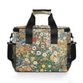 thumbnail image 7 of FORMRS Insulated Cooler Bag 24 Cans Capacity Soft Leakproof Lunch Box with Side Pockets, Beige Floral Garden, 7 of 7
