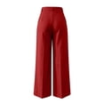 thumbnail image 6 of Jerdar Womens Dress Pants Pull On Wide Leg Stretchy Work Pants Women Business Casual Outfits Slacks for Women Trousers XXL, 6 of 6