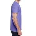 thumbnail image 2 of Jnriver Men's Short Sleeve Lightweight Heavy Cotton T-Shirt Regular-Fit Crewneck Tee for Casual Wear Gym Workout Summer Outfit - Violet - 2XL, 2 of 3