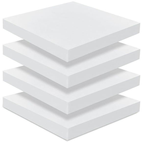 Paquete de 4 cojines de espuma Frienda de alta densidad, 61 x 61 x 5 cm