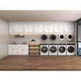 thumbnail image 6 of Miekor Furniture White Solid Wood Double Door Wall Cabinet 2 Doors and 2 Shelves for Kitchen Storage, Bathroom Storage, Laundry,Adjustable Shelves Ready to Assemble(27" W×12" D×30" H) MK0106, 6 of 6