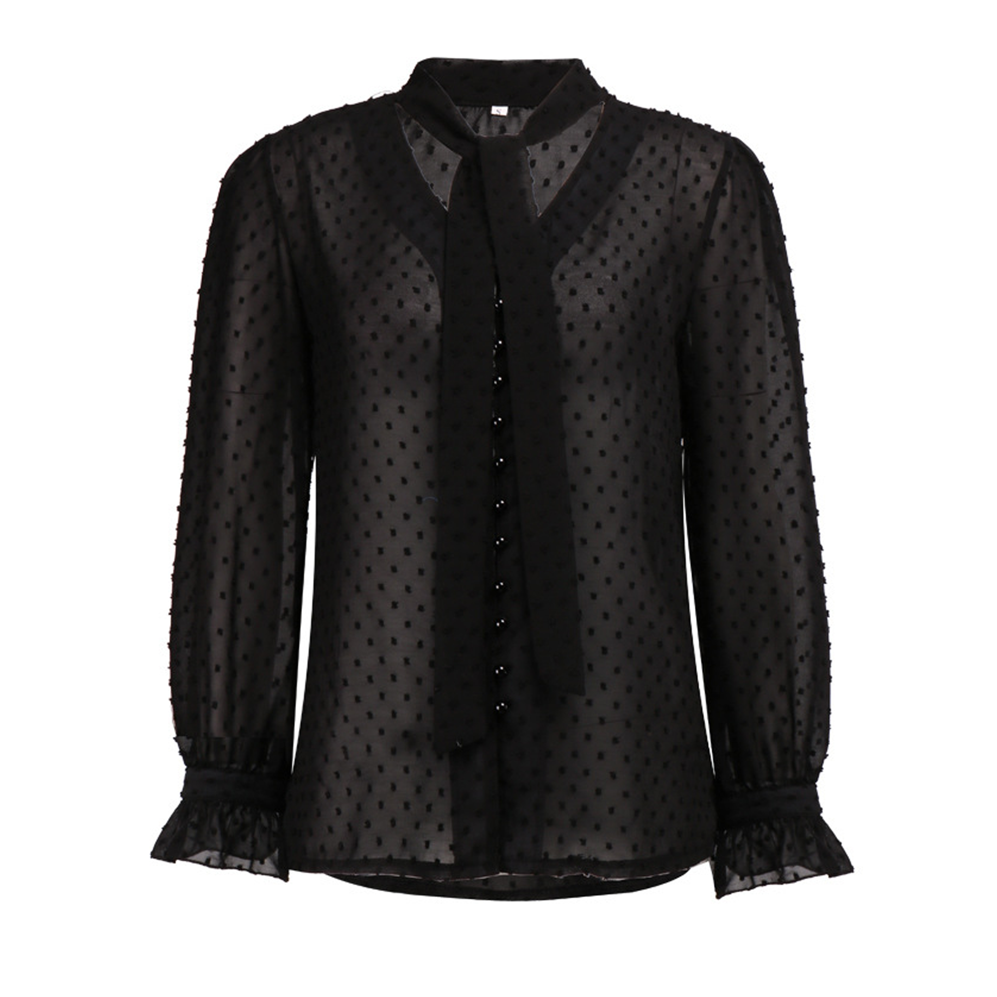 black formal shirt for girls