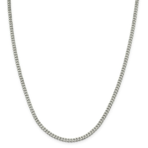 Primal Silver Sterling Silver 3.5mm Curb Chain