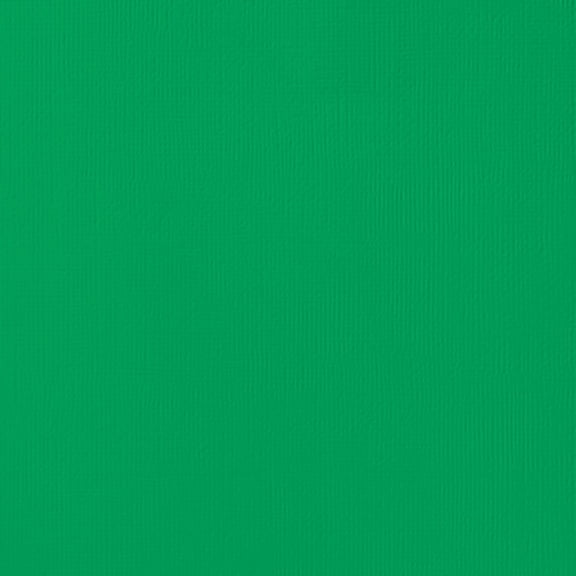 American Crafts 80lb Textured Cardstock 12"X12"-Emerald