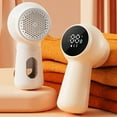thumbnail image 3 of Lint Remover Sweater Defuzzer With Digital Display  Blade 1200mAh Remove Clothes Fuzz Lint Balls Bobbles, for Furniture, Couch, Carpet, Clothing and Bedding, 3 of 7