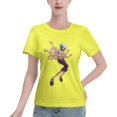 thumbnail image 1 of T-Shirt Basique à Manches Courtes pour Femme une Pièce Robin, 1 of 6