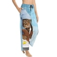 thumbnail image 2 of Balery Funny Cat Taking a Bath print Women's Pajama Pants,Ultra Lightweight Pjs,Lounge Pant-, 2 of 9