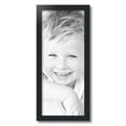 thumbnail image 2 of ArtToFrames 10" x 24" Black Satin Picture Frame, 10x24 inch Black MDF Poster Frame (WOM-5180), 2 of 8