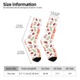 thumbnail image 2 of Cauagu Squirrel And Print Crew Socks for Women and Men,Adult Athletic Running Socks 1-Pair Sports Socks Work Gear Socks with Moisture Wicking, 2 of 6