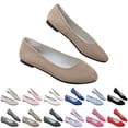 thumbnail image 5 of AUDeals Women's Block Heel Pumps, Pointed Toe Dress Shoes with Portable Comfort for Office, Party and Daily Wear (Khaki, 7), 5 of 9