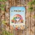 thumbnail image 2 of Maine Coon Celebrates Rainbow Pride Month LGBT LGBTQ+ Vertical Metal Aluminum Sign Cat Lover Kitten Owner Gifts Wall Art Home Decor - 01003, 2 of 5