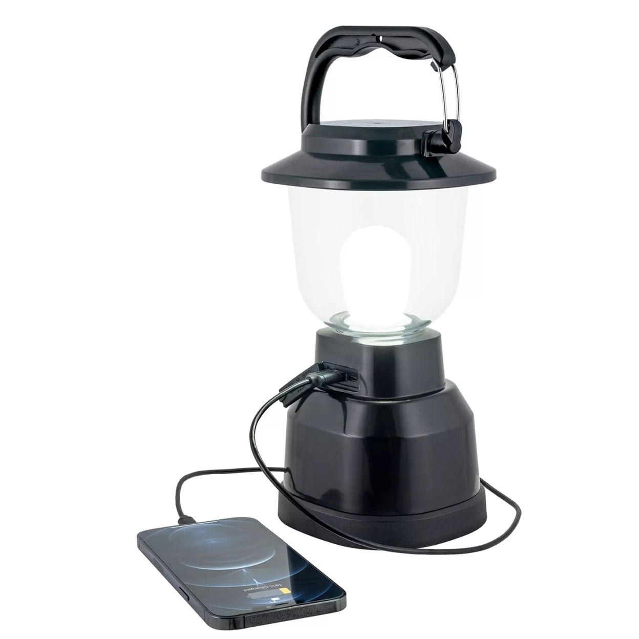 Enbrighten LED 6D USB-Charging Lantern, Black