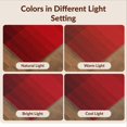 thumbnail image 7 of Design&I 8'x10' Washable Area Rug Minimalist Subtle Tonal Ombre Gradient Plush Detailing Solid Flowing Dynamic for King Size Bedroom, Under Bed, Sleek Flatweave Pet Friendly, 7 of 7