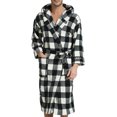 thumbnail image 2 of Pyjama Rembourré en Flanelle à Manches Longues pour Hommes, Robe de Nuit, 2 of 9