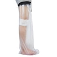 thumbnail image 1 of Waterproof Cast Cover Leg Adult Full Leg Shower Protector Watertight Protection for Foot Ankle Knee Wound, 1 of 7