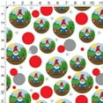 thumbnail image 2 of Garden Gnome with Toadstools Premium Gift Wrap Wrapping Paper Roll, 2 of 3