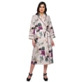 thumbnail image 1 of Moomaya Printed WoMen's Robe Dressing Gown With Pockets Bath Robe Girls, 1 of 6