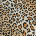 thumbnail image 2 of Home Soft Things Faux Fur Ottoman- Leopard - Gold Leg - 17x17x17", 2 of 7