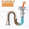 thumbnail image 3 of Drain Snake Drain Clog Remover Tool 4 Pack 20 Inch Flexible Hair Removal for Sink Shower Tub and Toilet with Grip Handle Easy Use Kitchen Bathroom Pipe Cleaner-, 3 of 6
