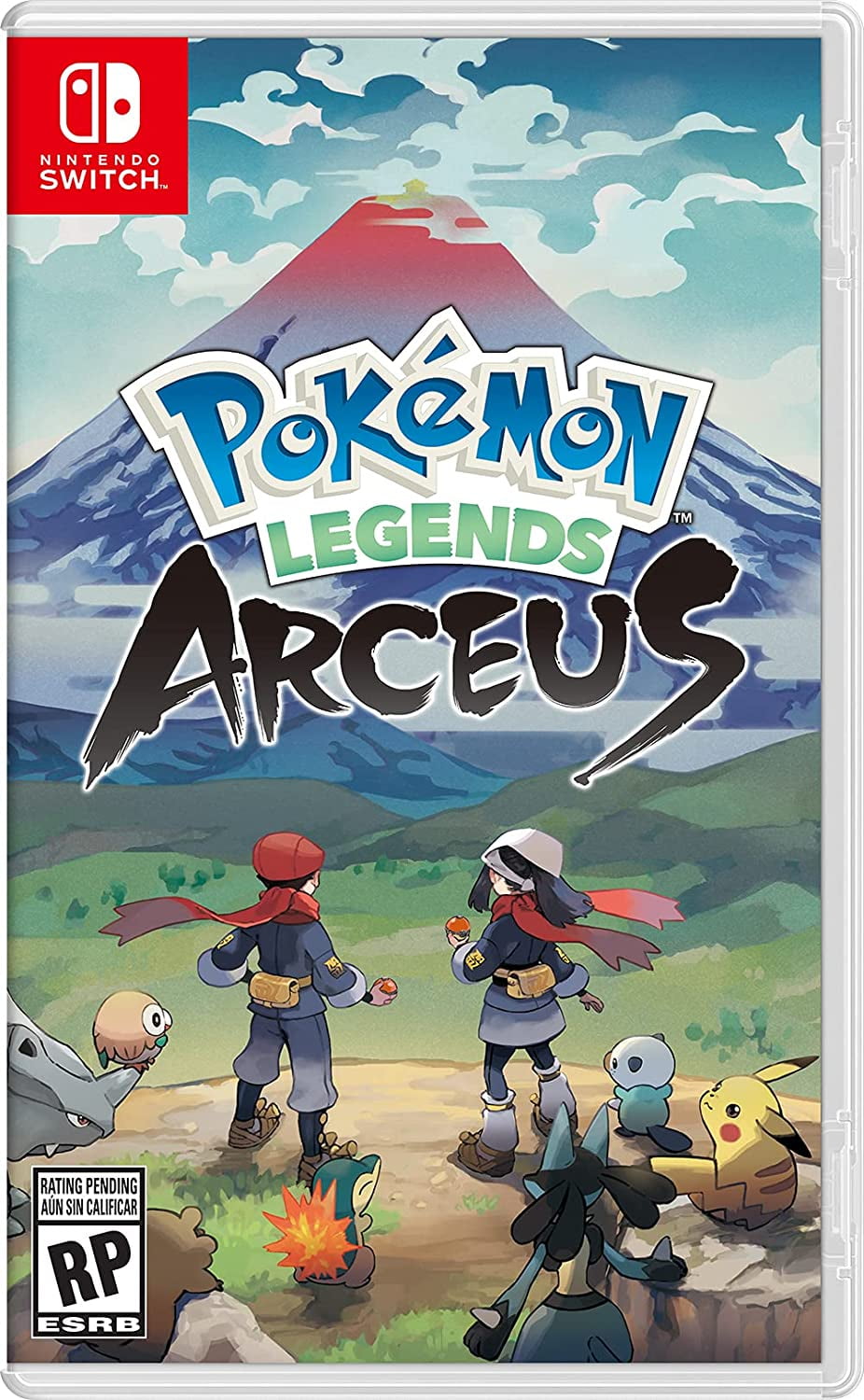 Pokémon Legends Arceus Cover Art: Replacement Insert & Case 