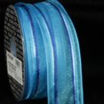 thumbnail image 2 of The Ribbon People Blue Striped Wired Craft Ribbon 1.5" x 54 Yards, 2 of 2