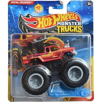 Hot Wheels Monster Trucks 1:24 scale West Coast Crusher - Walmart.com