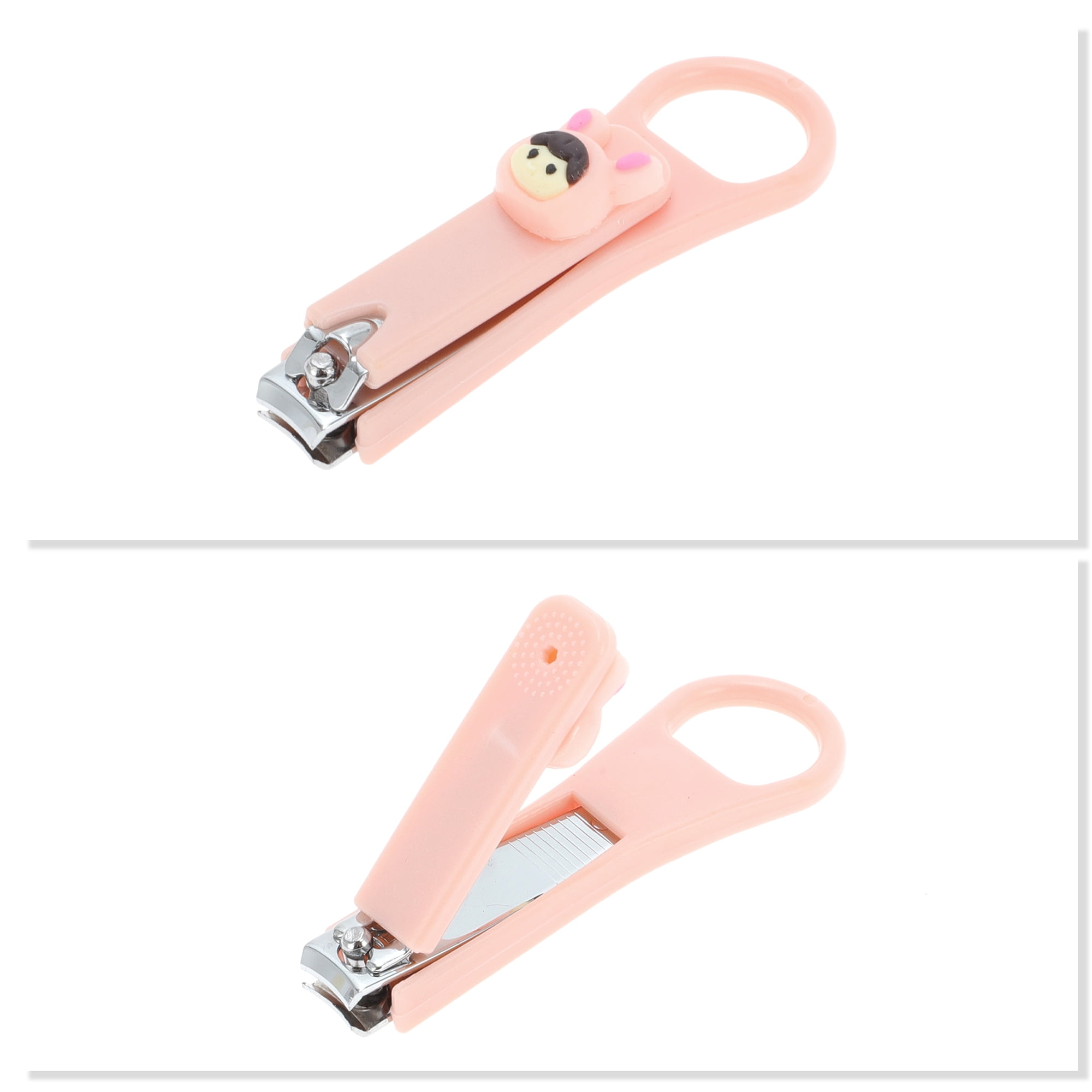Unique Bargains Cartoon Girls Nail Clipper for Women and Men Pink Nail Clipper 1 Pc