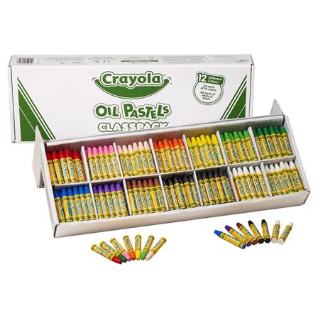 Crayola Bulk Pack Oil Pastels, Classpack, 336 Count
