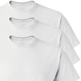 thumbnail image 5 of Fruit of the Loom Men's White Crew Neck T-Shirts, 3 Pack, 5 of 6