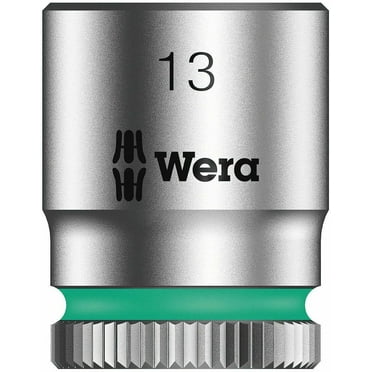 Wera 05003512001 Zyklop 8790 HMA 1/4" Socket, 13mm Hex Head