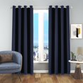 thumbnail image 4 of Cortinas opacas 100% para dormitorio, sala de estar, color , lino, térmico Sunnimix cortinas de oscurecimiento de la habitación, 4 of 8