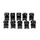 thumbnail image 5 of Kit de pernos de cuerpo de carenado de motocicleta de 10 piezas, tuerca de clip de sujetador de velocidad de tornillo de carenado M5(Negro) Ecomeon no, 5 of 5