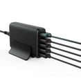 thumbnail image 5 of AT&T UH5 Portable USB Charging Station with 5 Universal USB Ports, Black, 5 of 5