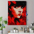 thumbnail image 4 of Qisvanset Autumn Building Impressionist Canvas Print 12x16 Inch Restaurant Art, 4 of 8