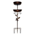 thumbnail image 2 of Comedero para pájaros con dos cuencos, estación de alimentación, regalo, comedero para pájaros con estaca para cerca de patio, decoración de patio, 2 of 8