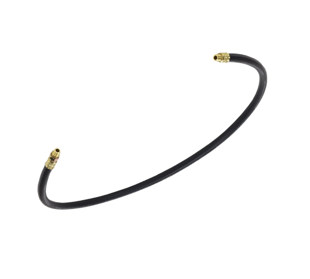 Air Brake Hose Assembly 60" x 3/8"-18 for Semi Trucks | 1/2" ID 3/8" NPT 225 PSI 1 Fixed 1 Swivel DOT FMVSS106 SAE J1402 | Replaces 16360 148060 13-1608R 18160 21334 288469 5005977