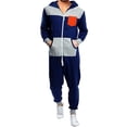 thumbnail image 1 of SkylineWears Mens Fashion One Piece Hooded Jumpsuit One Piece Non Footed Pajamas, 1 of 2
