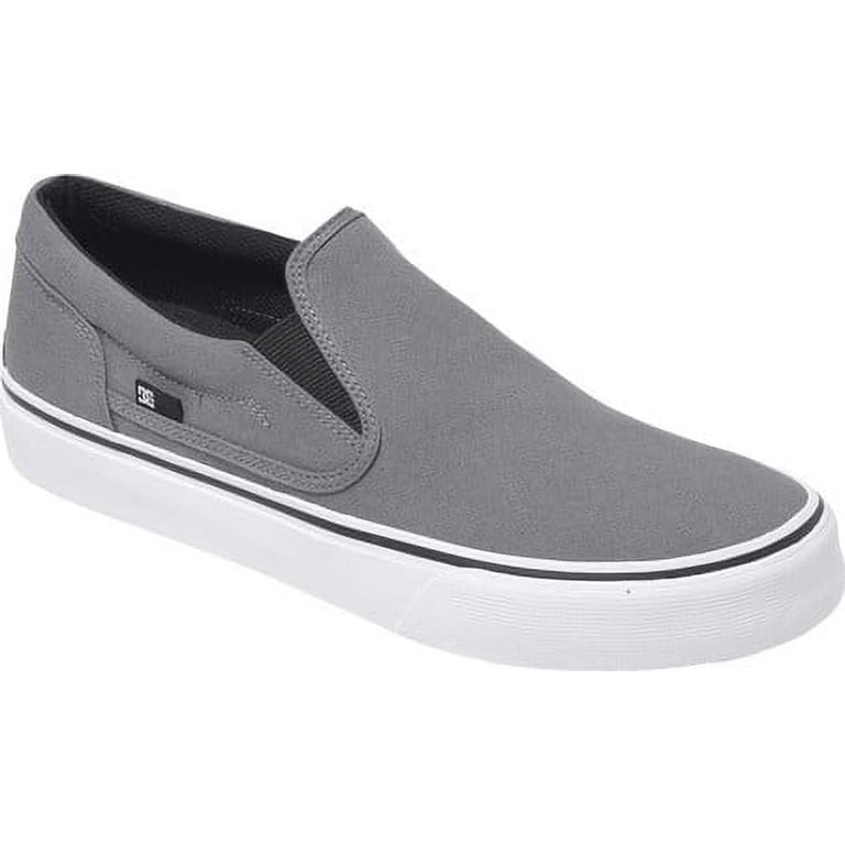 DC TRAS MEN’S GREY SLIP-ON SHOES – SIZE 7.5 mens dc slip on shoes products for sale | eBay main image 4