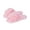 Pink, variant on Finvizo Fuzzy Slippers Women's Cross Band Fluffy Slippers Open Toe Furry House Slippers Size 4 5,Pink