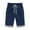 Dark Blue, variant on Bxsruta Women's Cotton Capri Pants Drawstring Elastic Waist Loose Straight Leg Casual Daily Wear