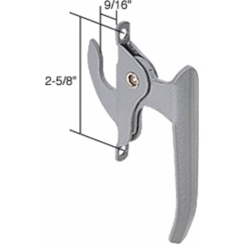 CRL Right Hand Aluminum Casement Window Lock 25/8" Screw Hole for