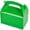 Green Treat Box, variant on 12-Pack Black Gable Treat Boxes, Goodies Favor Box for Kids Birthday, Candy Boxes Party Favors, Weddings Events, Baby Shower, 6.25" x 3.5" x 3.5" Inch